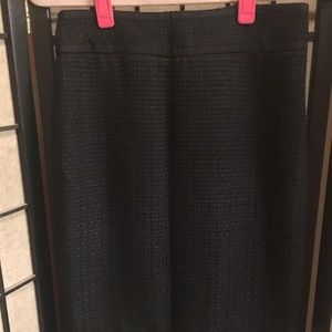 Black tweed skirt by White House Black Market